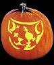THE CAT'S NIPPED PUMPKIN CARVING PATTERN
