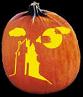 HAUNTED HOUSE PUMPKIN CARVING PATTERN