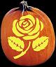 ROSES ON YOUR GRAVE PUMPKIN CARVING PATTERN