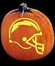 SPOOKMASTER NFL FOOTBALL SAN DIEGO CHARGERS PUMPKIN CARVING PATTERN