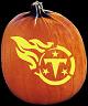 SPOOKMASTER NFL FOOTBALL TENNESSEE TITANS PUMPKIN CARVING PATTERN