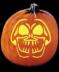 SpookMaster Carnivore Pumpkin Carving Pattern