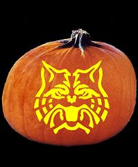 SpookMaster Arizona Wildcats College Football Team Pumpkin Carving Pattern