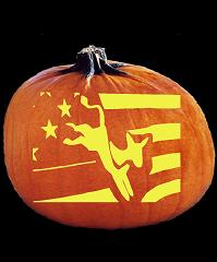 SpookMaster Democratic Party Donkey  Pumpkin Carving Pattern