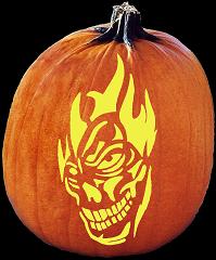 SpookMaster Devilishly Clever (Devil, Demon, Skull) Pumpkin Carving Pattern