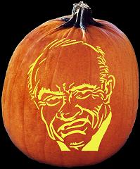 SpookMaster Fred Thompson Pumpkin Carving Pattern