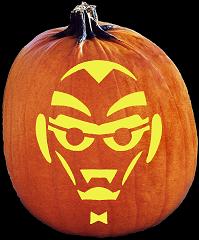SpookMaster The Geek Pumpkin Carving Pattern