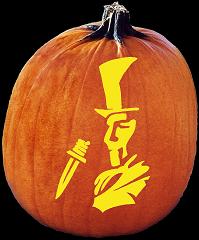 SPOOKMASTER JACK THE RIPPER PUMPKIN CARVING PATTERN