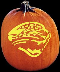 SPOOKMASTER NFL FOOTBALL JACKSONVILLE JAGUARS PUMPKIN CARVING PATTERN