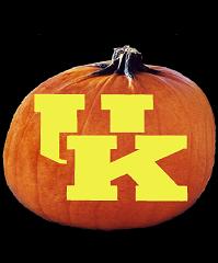 SpookMaster Kentucky Wildcats College Football Team Pumpkin Carving Pattern