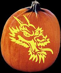 SpookMaster Leviathan Monster Pumpkin Carving Pattern