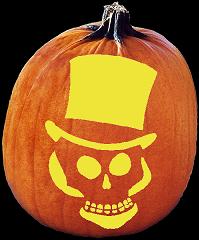 SPOOKMASTER NOT SO MAD HATTER PUMPKIN CARVING PATTERN