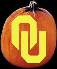 SpookMaster Oklahoma Sooners College Football Team Pumpkin Carving Pattern