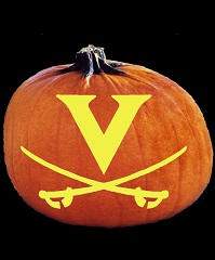 SpookMaster Virginia Cavaliers College Football Team Pumpkin Carving Pattern