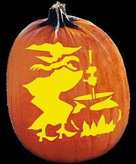 SPOOKMASTER WITCH BREW PUMPKIN CARVING PATTERN